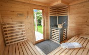 Gardensauna – inside view